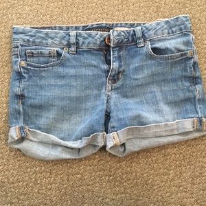 Aeropostale midi jean shorts